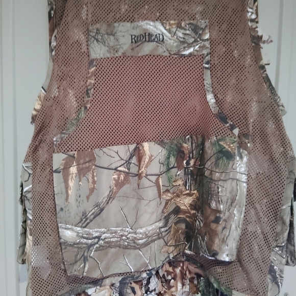 Men's Redhead Camouflage Hunting Vest Jacket Size Medium Camo - Picture 5 of 6